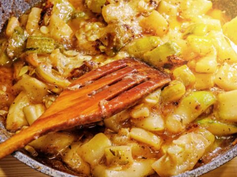 Courgettes à la poêle