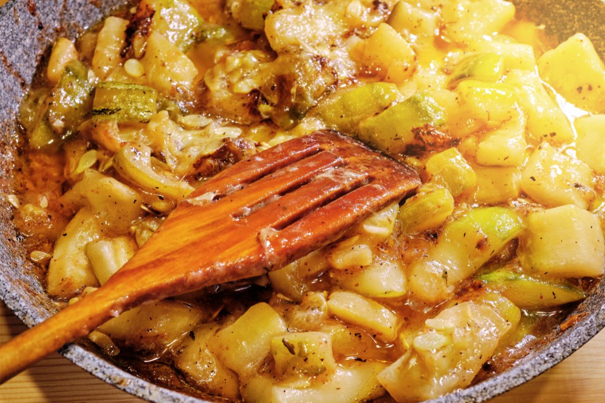 Courgettes à la poêle