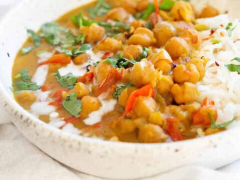 Curry de pois chiches au cookeo