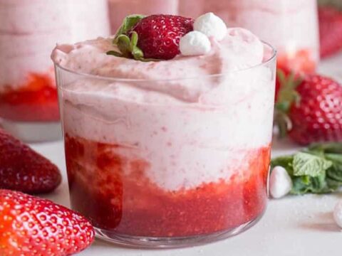 Dessert crème à la fraise au thermomix