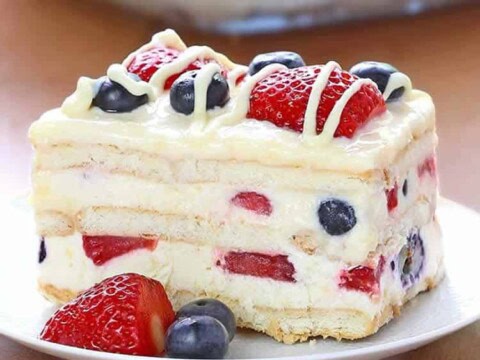 Gâteau à la vanille sans cuisson