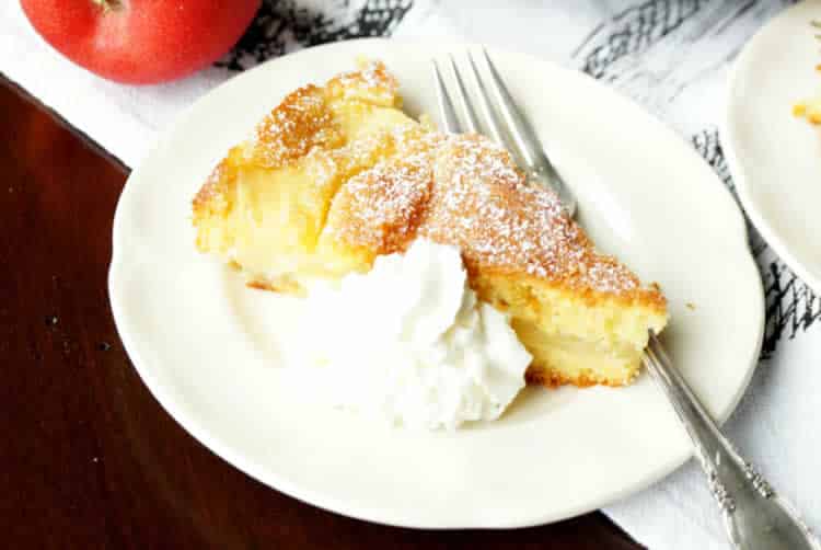 Gâteau aux pommes et fromage mascarpone