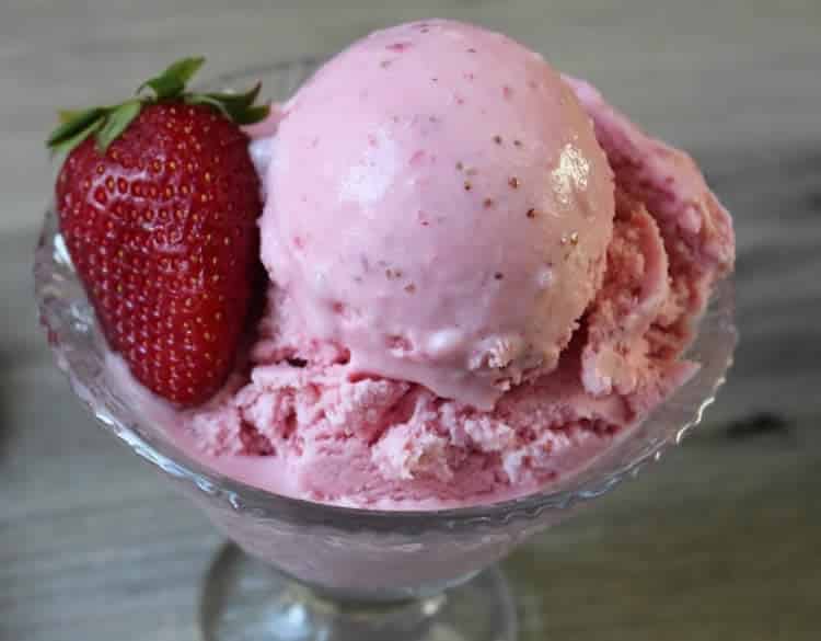 Glace à la fraise facile au thermomix