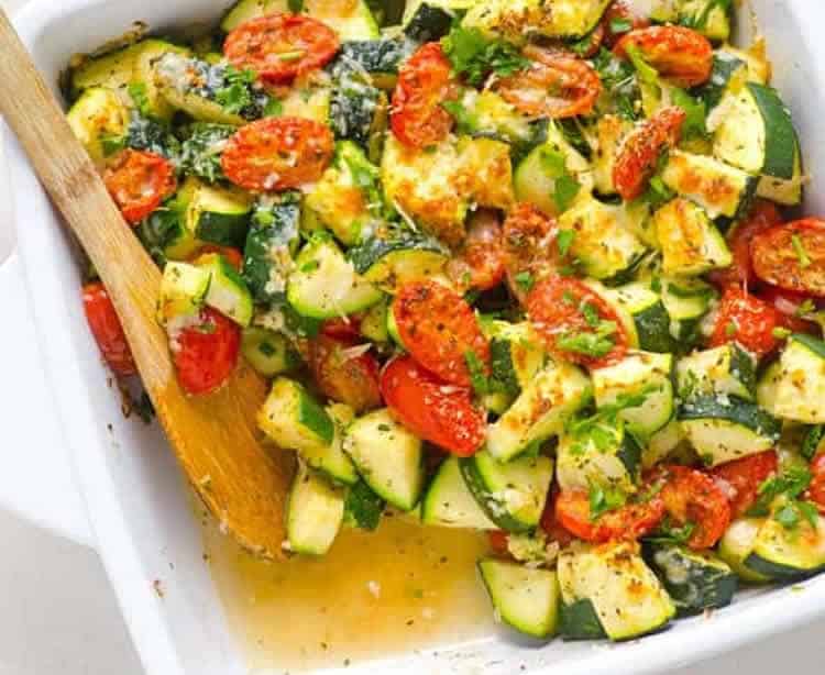 Gratin courgettes et tomates