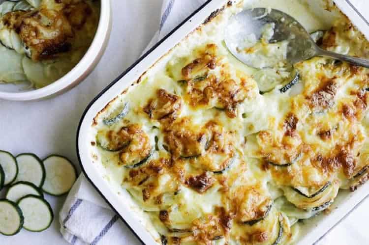 Gratin de courgettes et pommes de terre