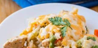 Gratin de poulet aux légumes
