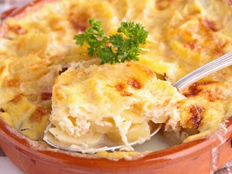 Gratin pommes de terre et bacon