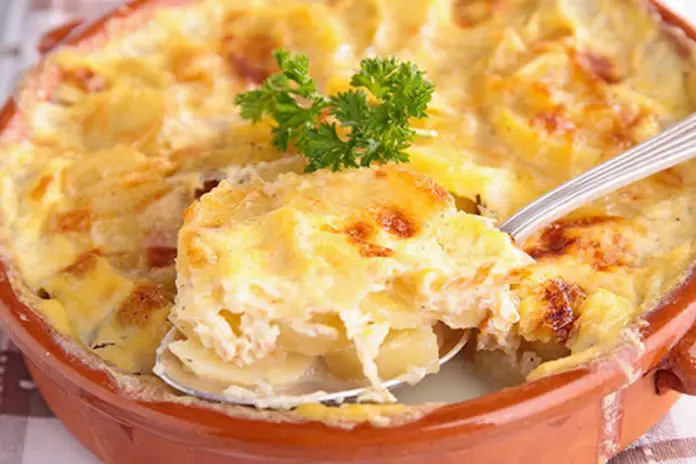 Gratin pommes de terre et bacon