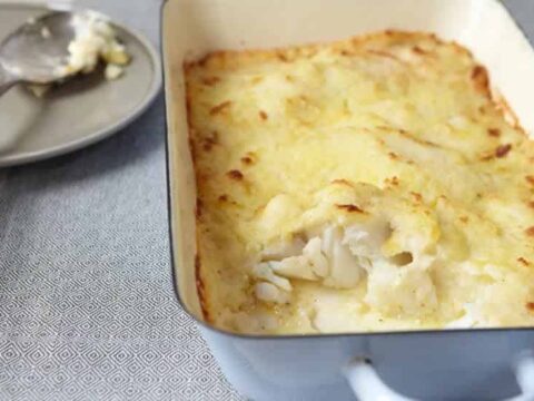 Gratin pommes de terre et cabillaud au cookeo