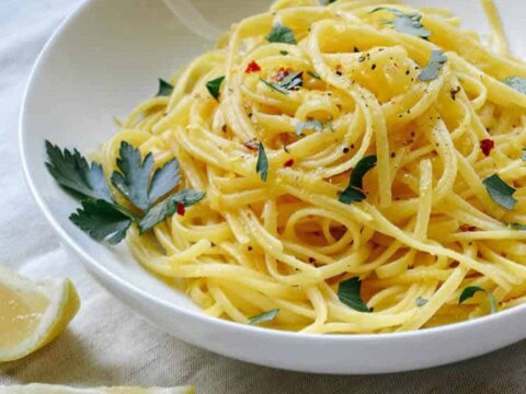 Pâtes au citron