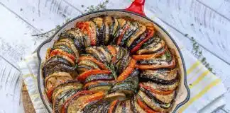 Poêlée de courgettes tomates et aubergines