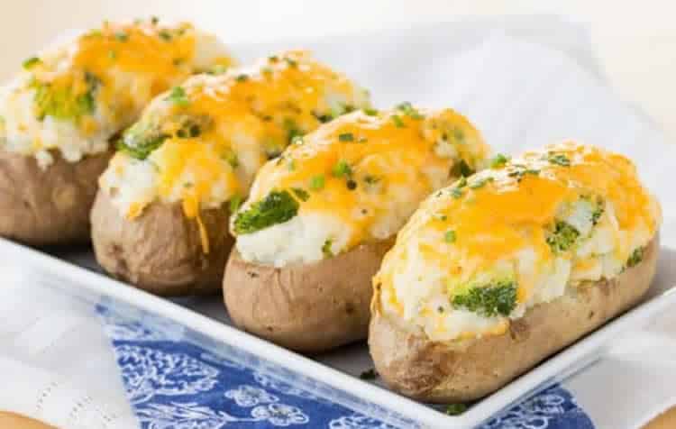 Pommes de terre farcies au fromage