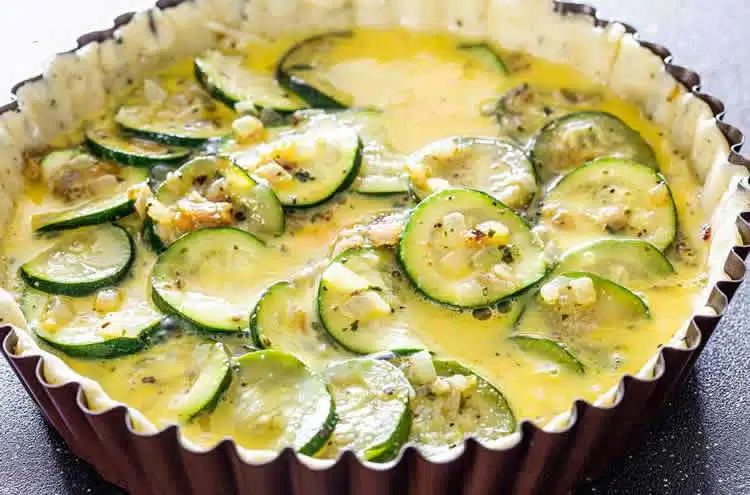 Quiche courgettes au fromage 1