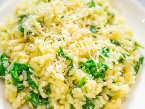 Risotto aux épinards au thermomix