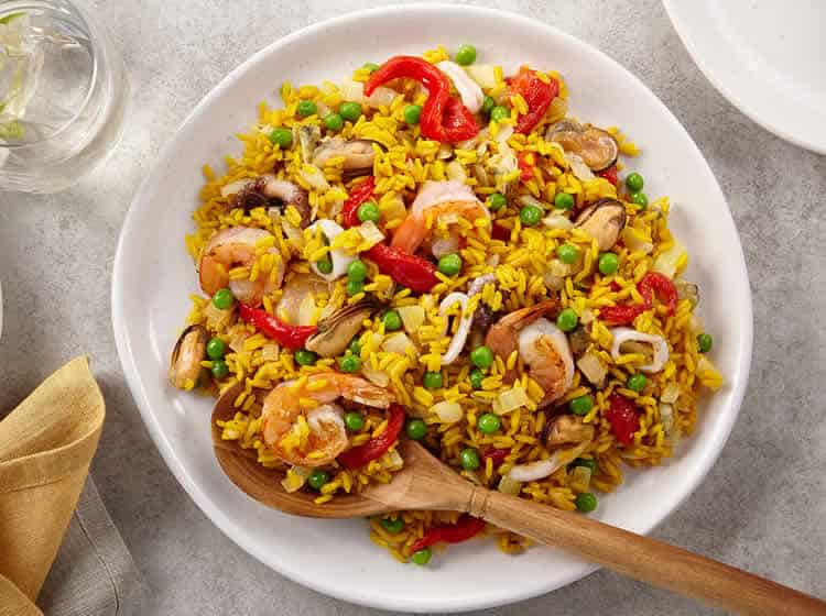 Riz et fruits de mer au cookeo