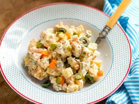 Salade de pommes de terre et cornichons