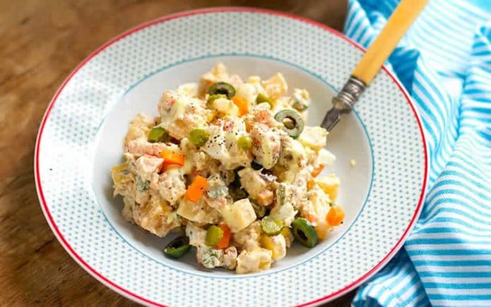 Salade de pommes de terre et cornichons