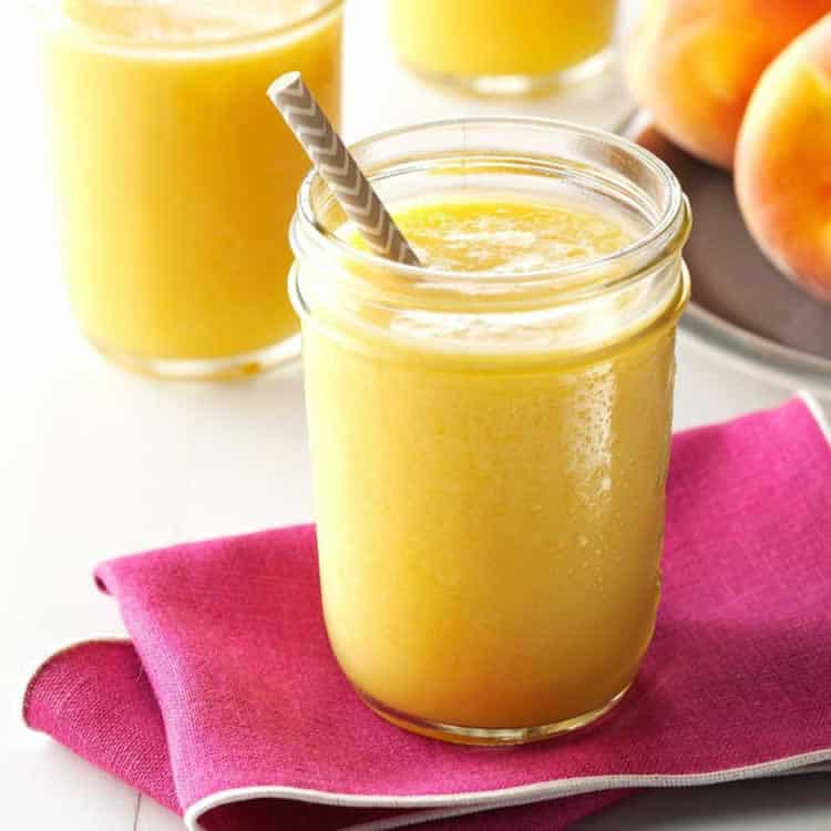 Smoothie pêche au thermomix