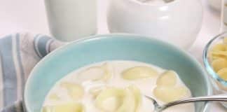 Soupe pâtes au lait
