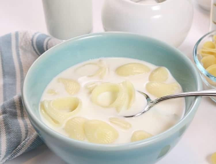 Soupe pâtes au lait