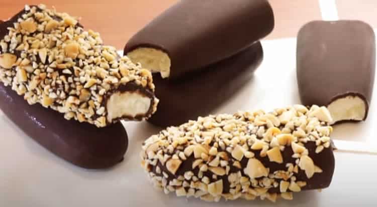 Sucette glacée chocolat