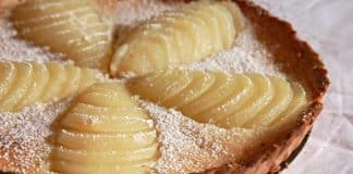 Tarte amandine aux poires