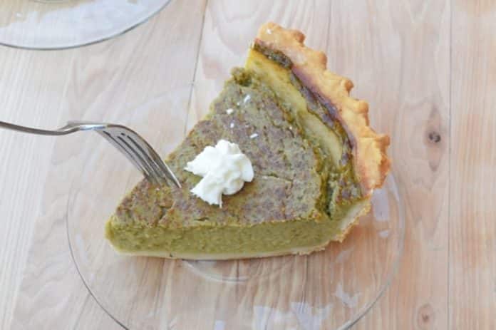 Tarte aux courgettes fine