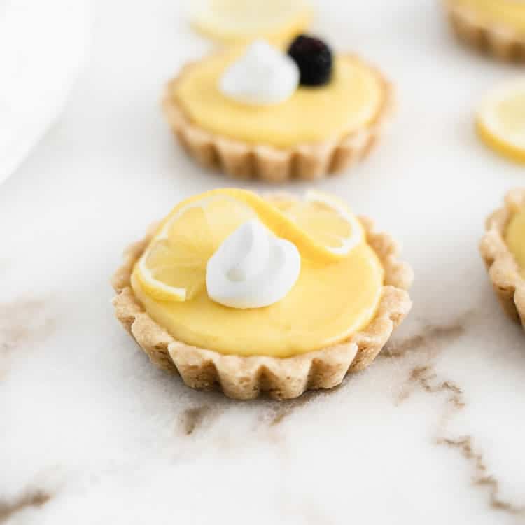 tartelette au citron dessert au thermomix - la recette facile.