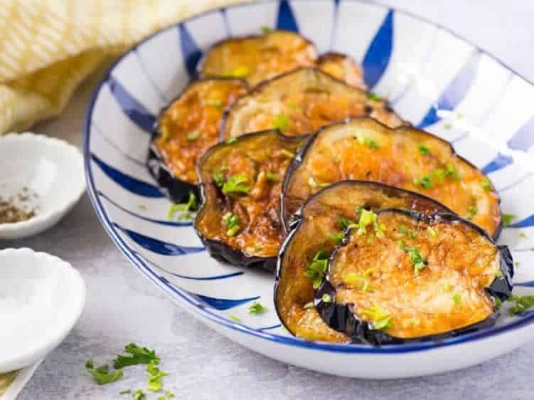Aubergines à la poêle