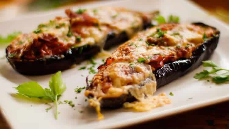 Aubergines au four