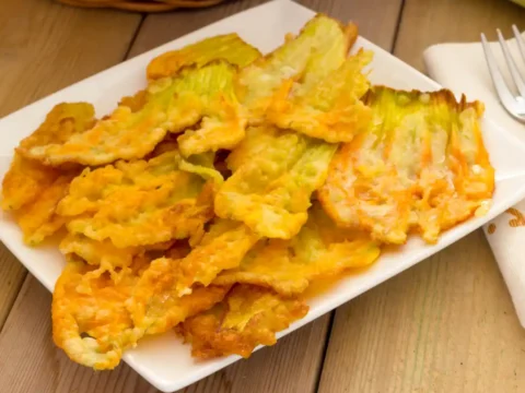 Beignets fleurs de courgettes