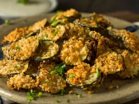 chips de courgettes au four