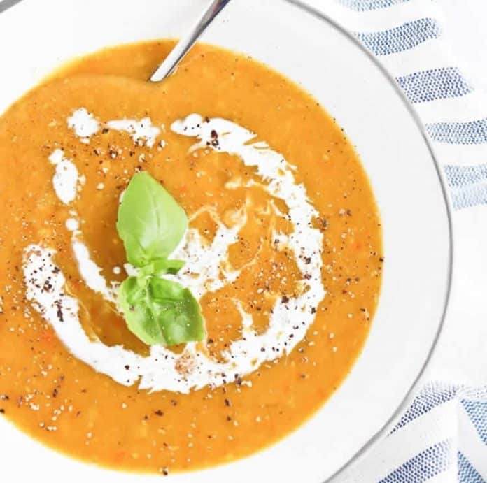 Crème de lentilles au thermomix