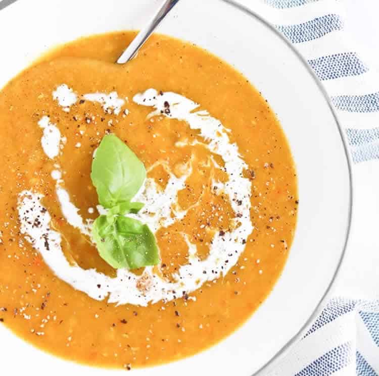 Crème de lentilles au thermomix