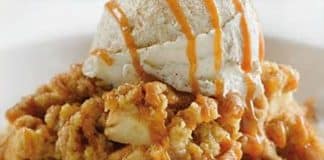 Crumble aux pommes et poires