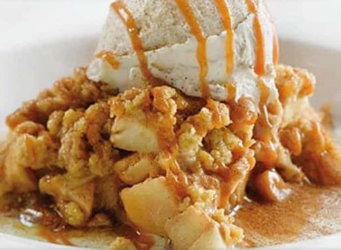 Crumble aux pommes et poires