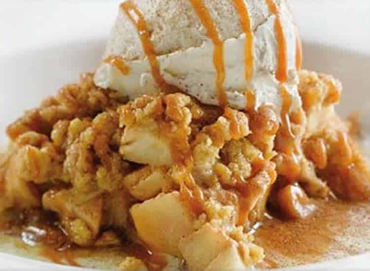 Crumble aux pommes et poires