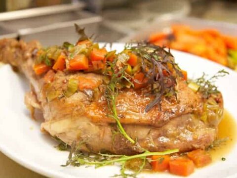 Cuisses de dinde aux poireaux au cookeo