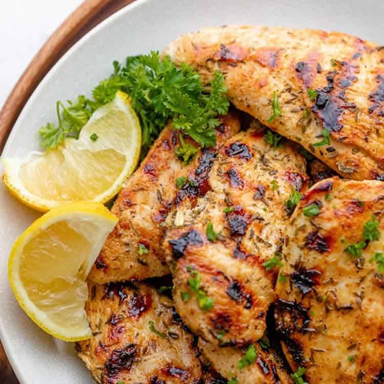 Filets de poulet au barbecue