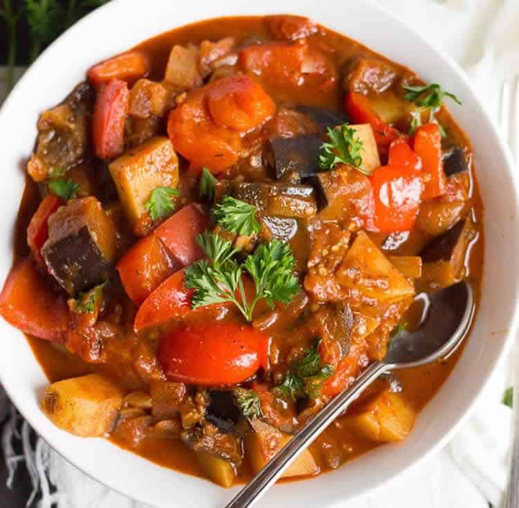 Goulash aux légumes au cookeo