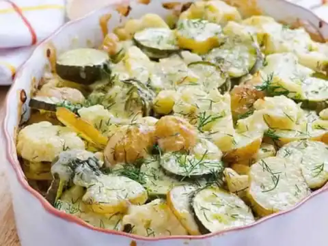 Gratin courgettes et pommes de terre