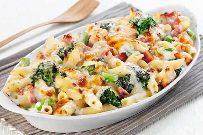 Gratin penne brocolis au cookeo