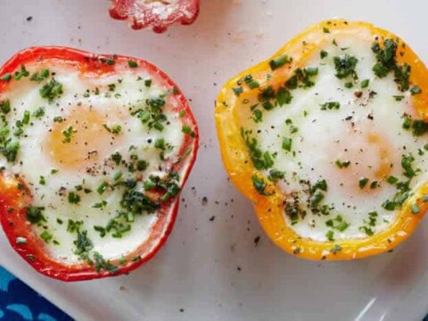 Oeuf en cocotte de poivron au cookeo