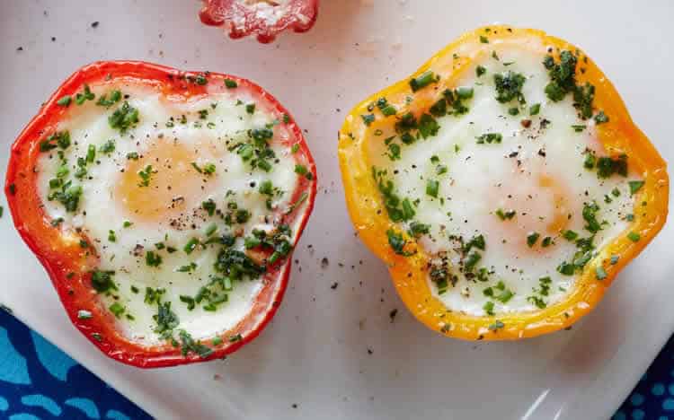 Oeuf en cocotte de poivron au cookeo