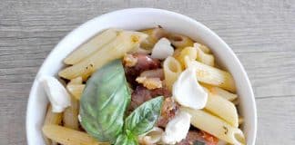 Penne avec chorizo au cookeo
