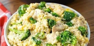 Poulet au riz et brocoli au cookeo