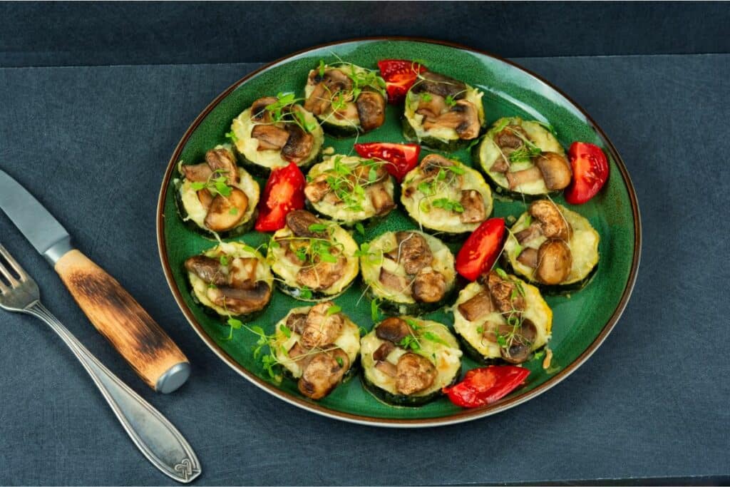 rondelles de courgettes au four
