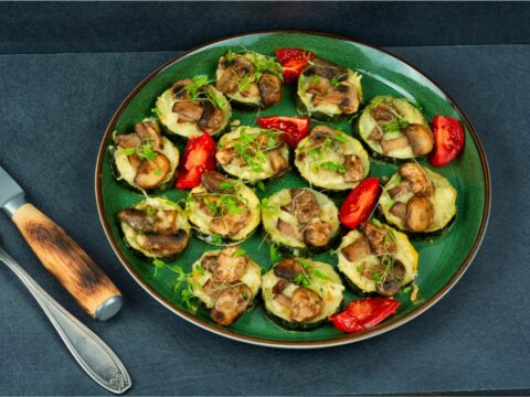 rondelles de courgettes au four