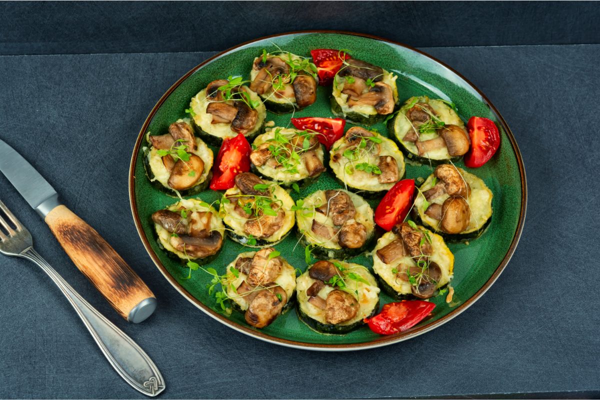 rondelles de courgettes au four