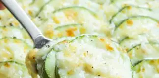 Rondelles de courgettes aux deux fromages